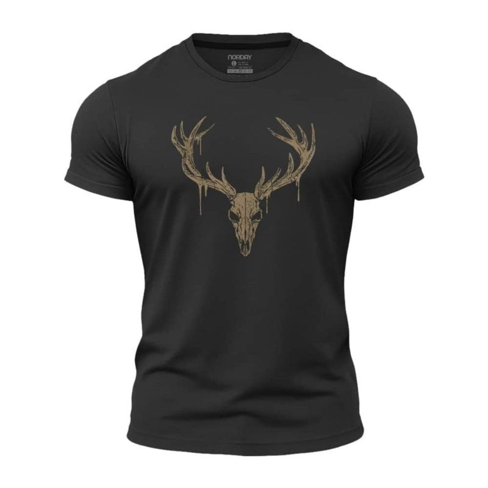 Elk Skull Athletic Quick - Dry T-Shirt - Norday SE