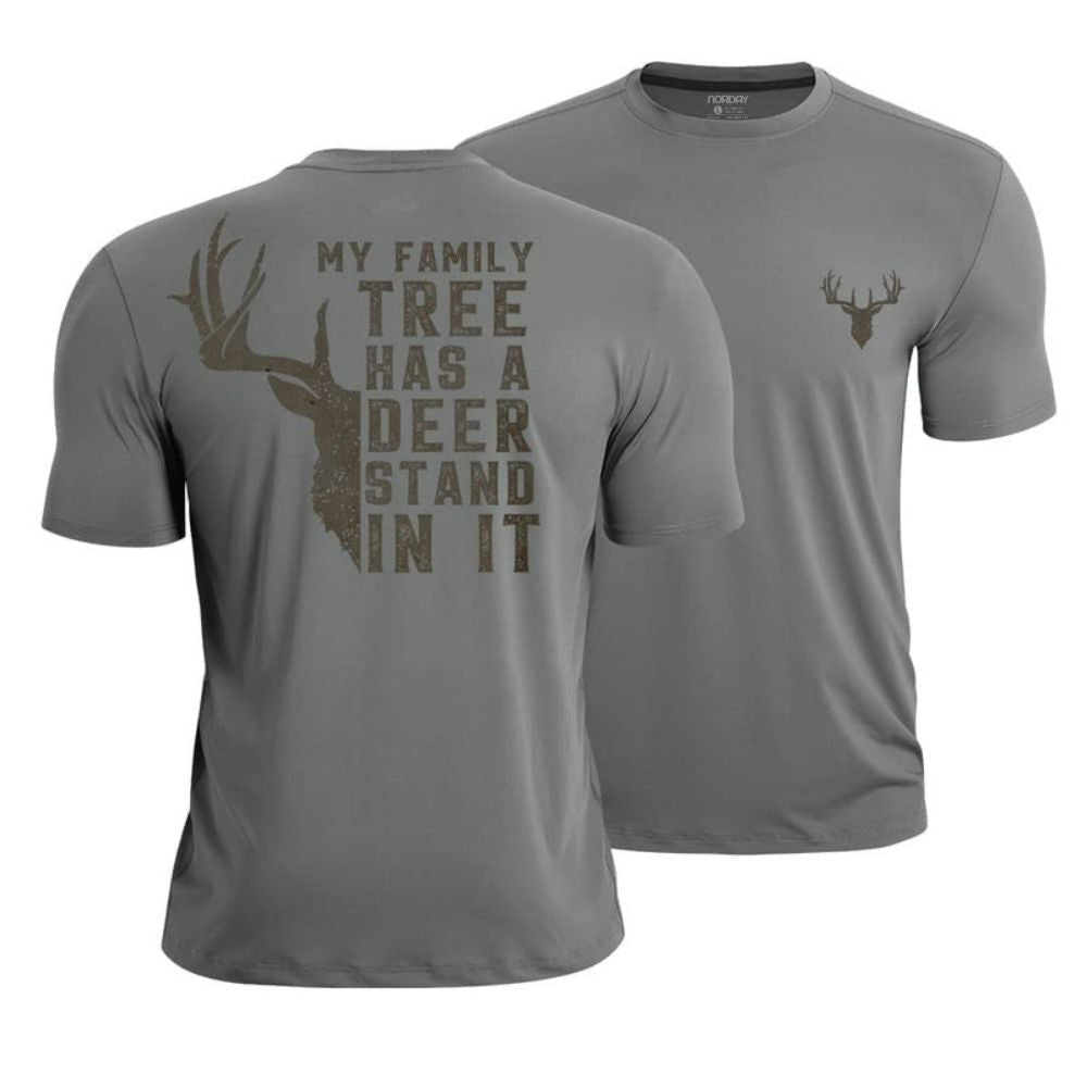 Family Tree Deer Stand Athletic Quick - Dry T-Shirt - Norday SE