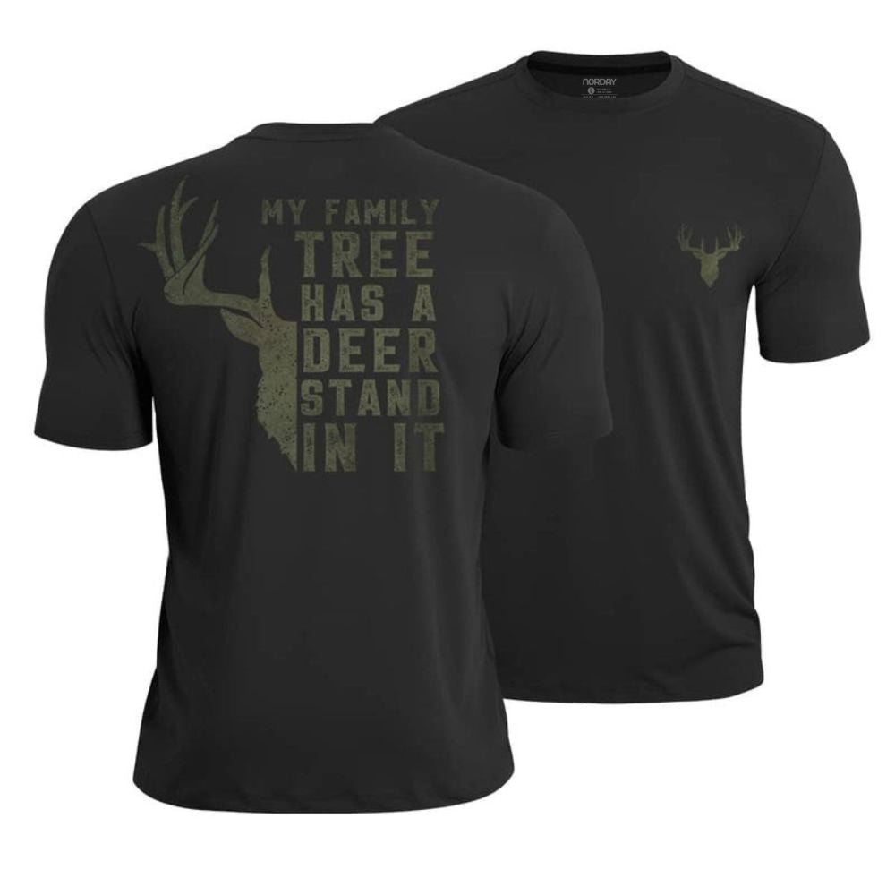 Family Tree Deer Stand Athletic Quick - Dry T-Shirt - Norday SE