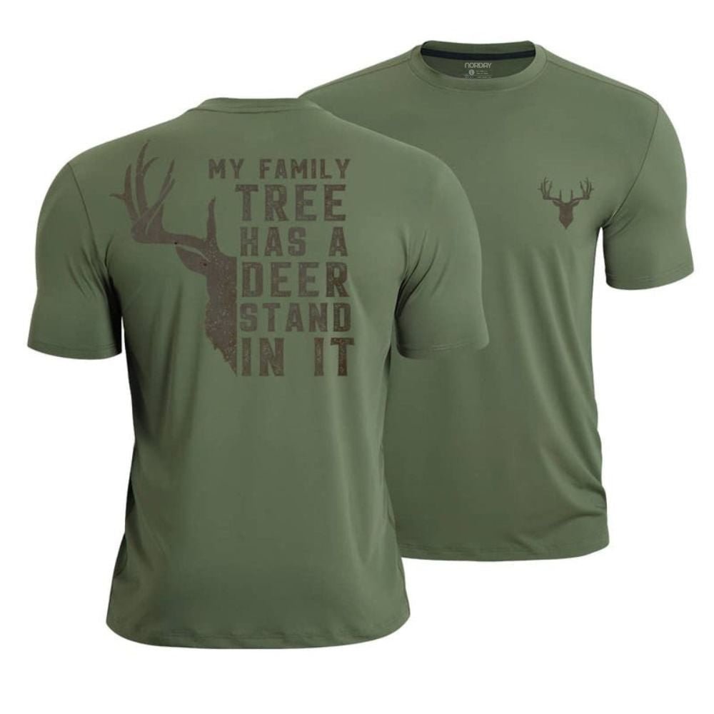Family Tree Deer Stand Athletic Quick - Dry T-Shirt - Norday SE
