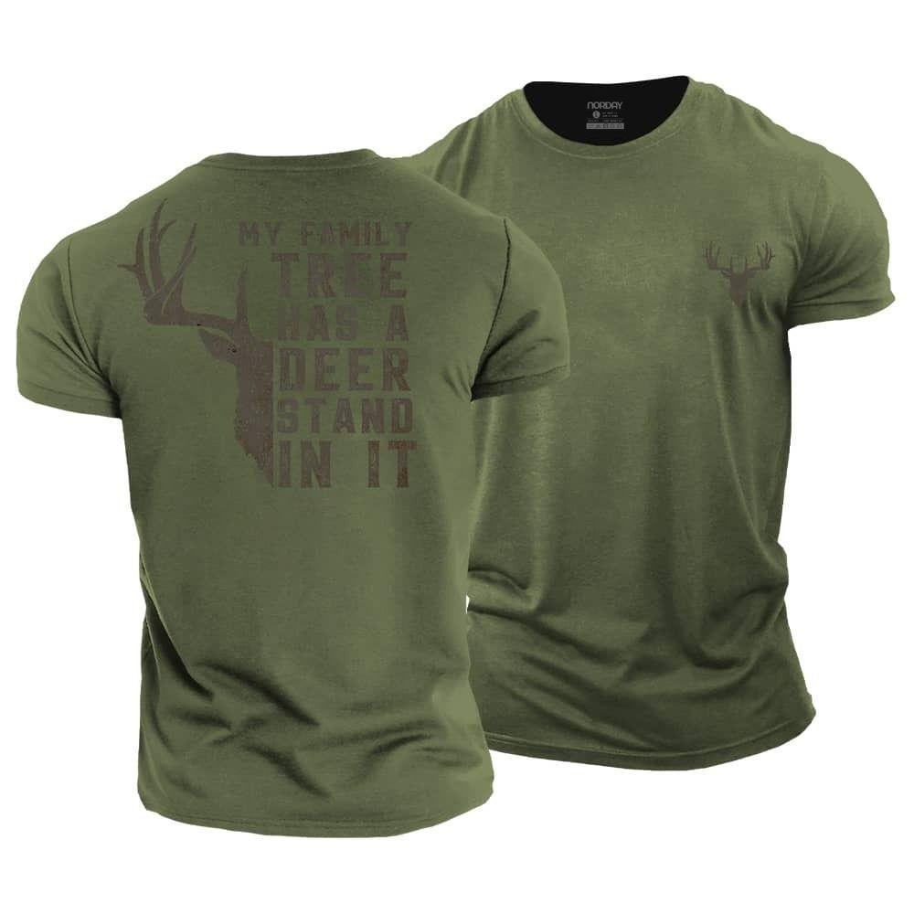 Family Tree Deer Stand T-Shirt - Norday SE