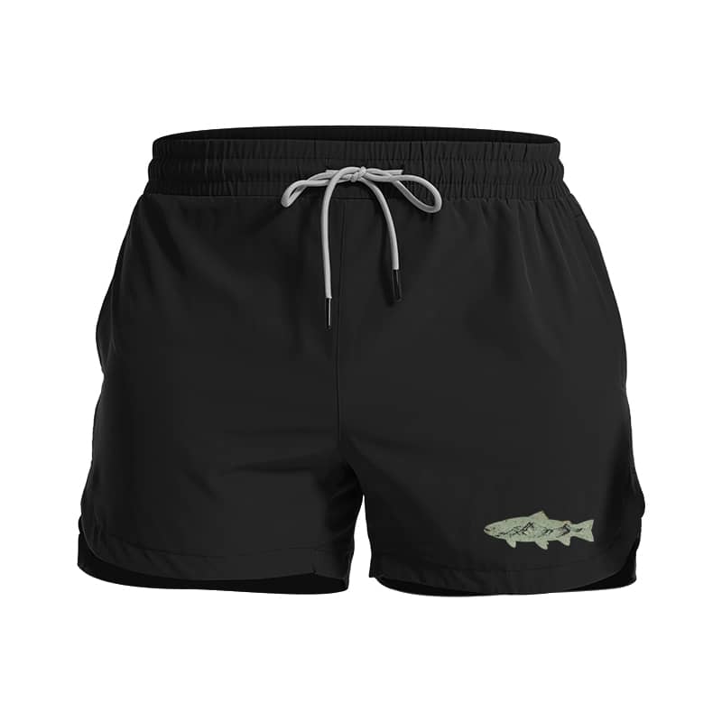 Fish Mountain Athletic Quick - Dry Shorts - Norday SE
