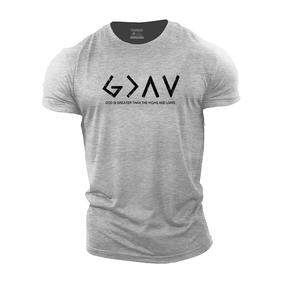 God Is Greater Than The Highs And Lows T-Shirt - Norday SE