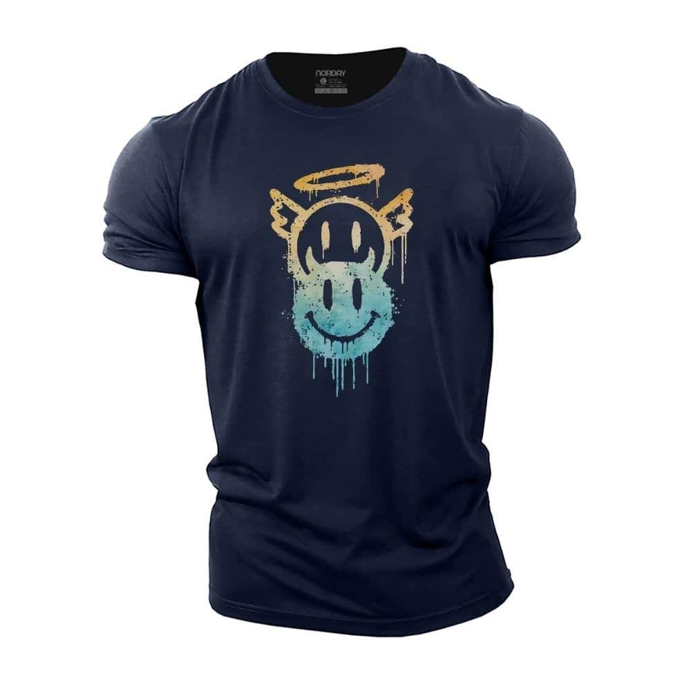 Halo Dripping Smiley T-Shirt - Norday SE