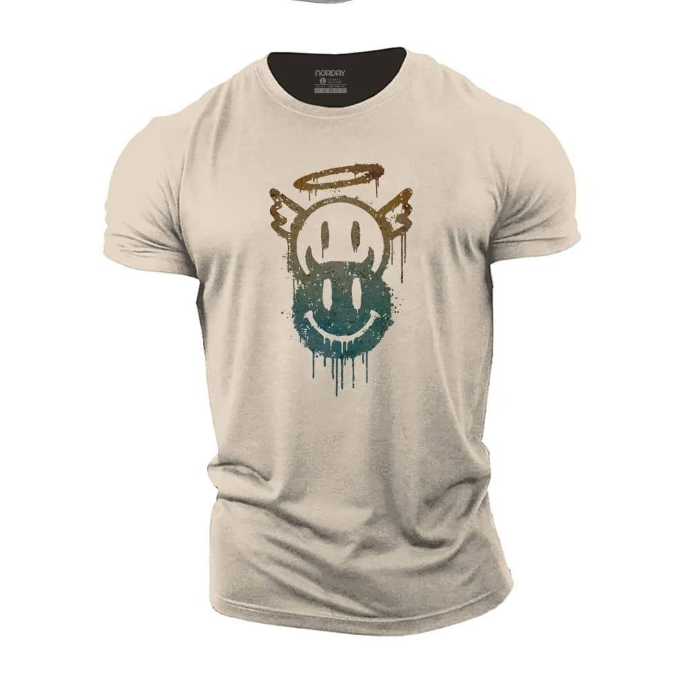Halo Dripping Smiley T-Shirt - Norday SE
