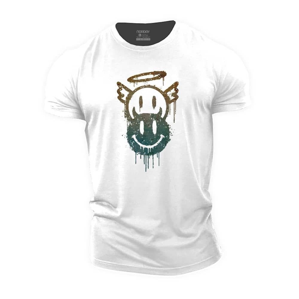 Halo Dripping Smiley T-Shirt - Norday SE