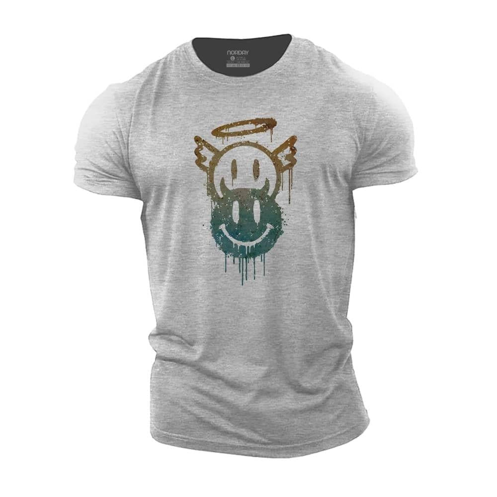 Halo Dripping Smiley T-Shirt - Norday SE