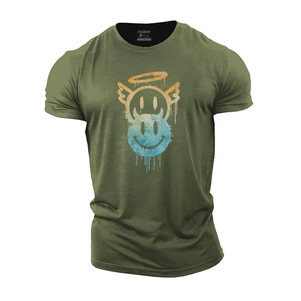 Halo Dripping Smiley T-Shirt - Norday SE