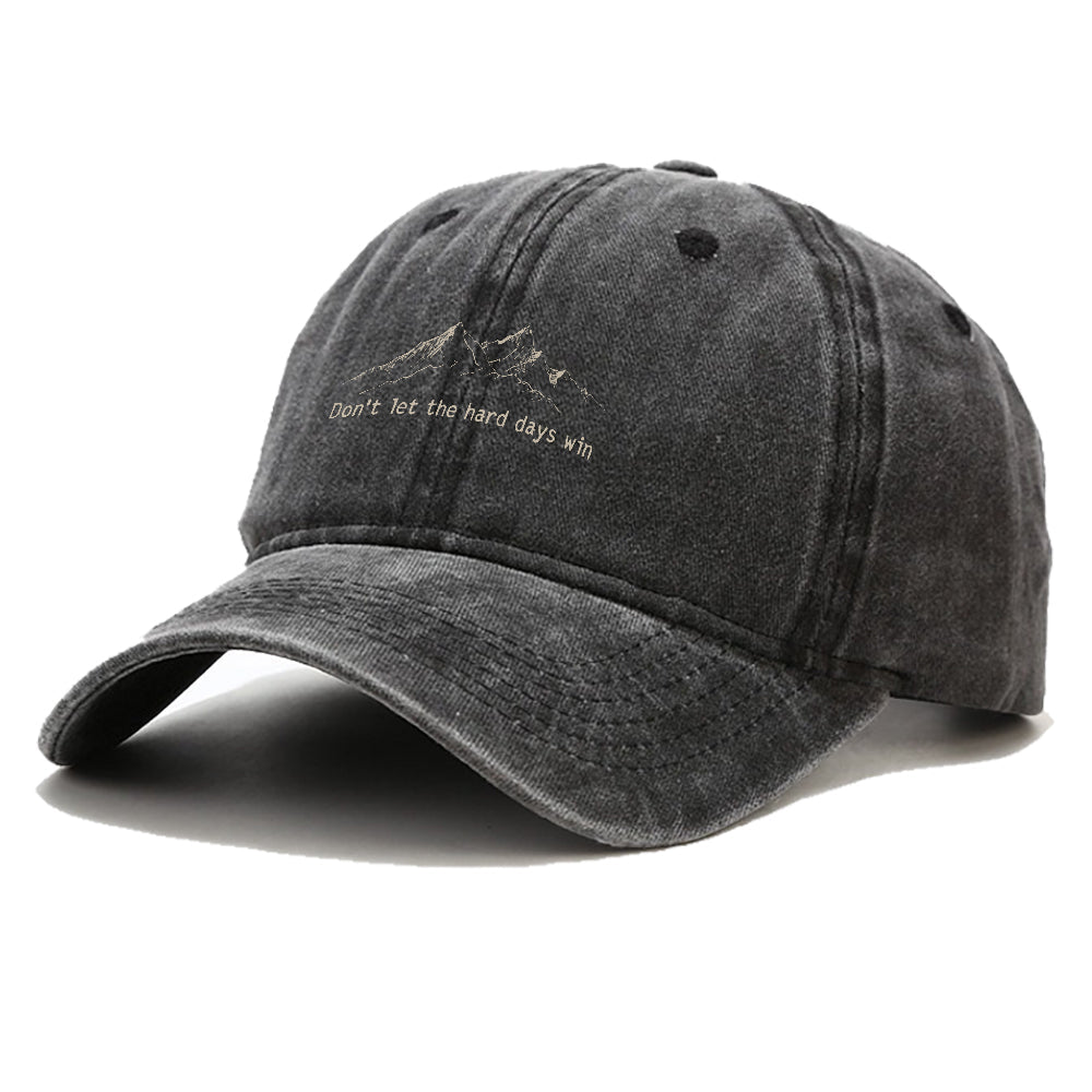 Hard Days Cannot Win Vintage Keps - Norday SE