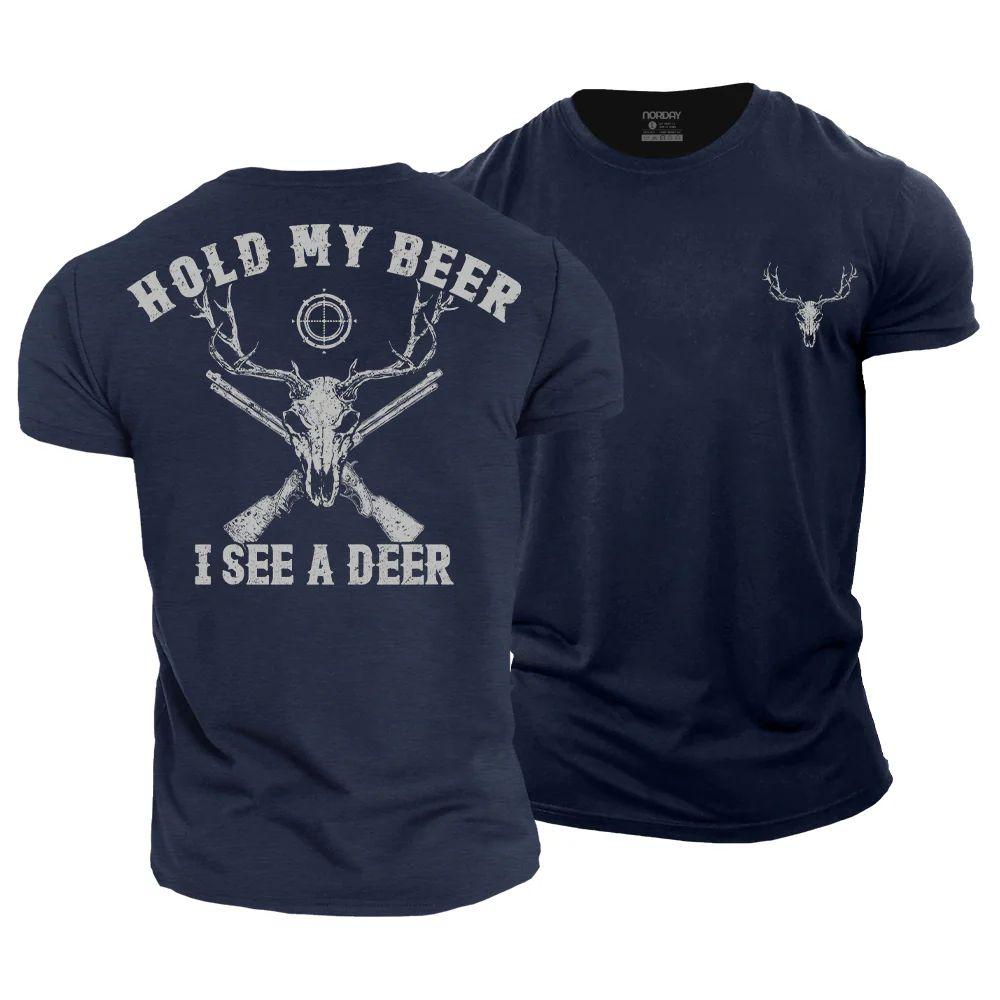 Hold My Beer I See a Deer T-Shirt - Norday SE
