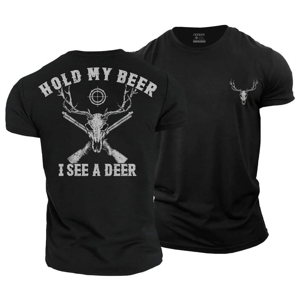 Hold My Beer I See a Deer T-Shirt - Norday SE