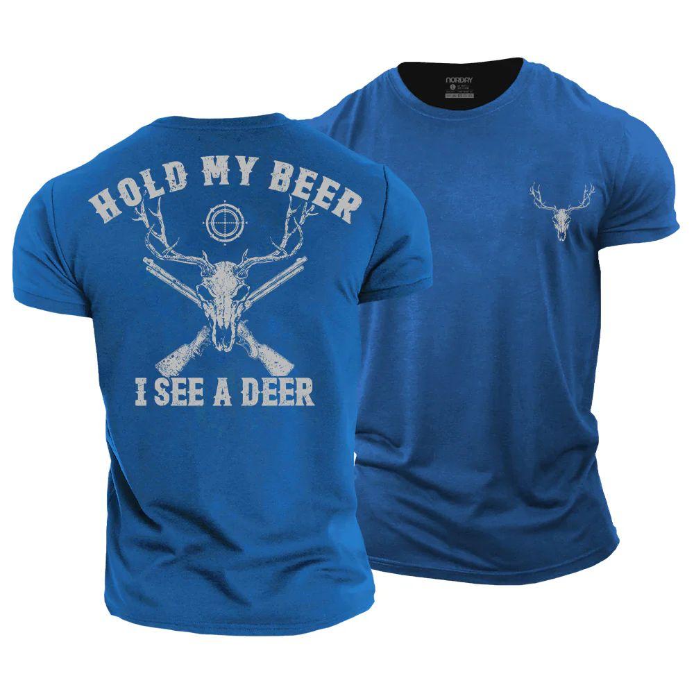 Hold My Beer I See a Deer T-Shirt - Norday SE