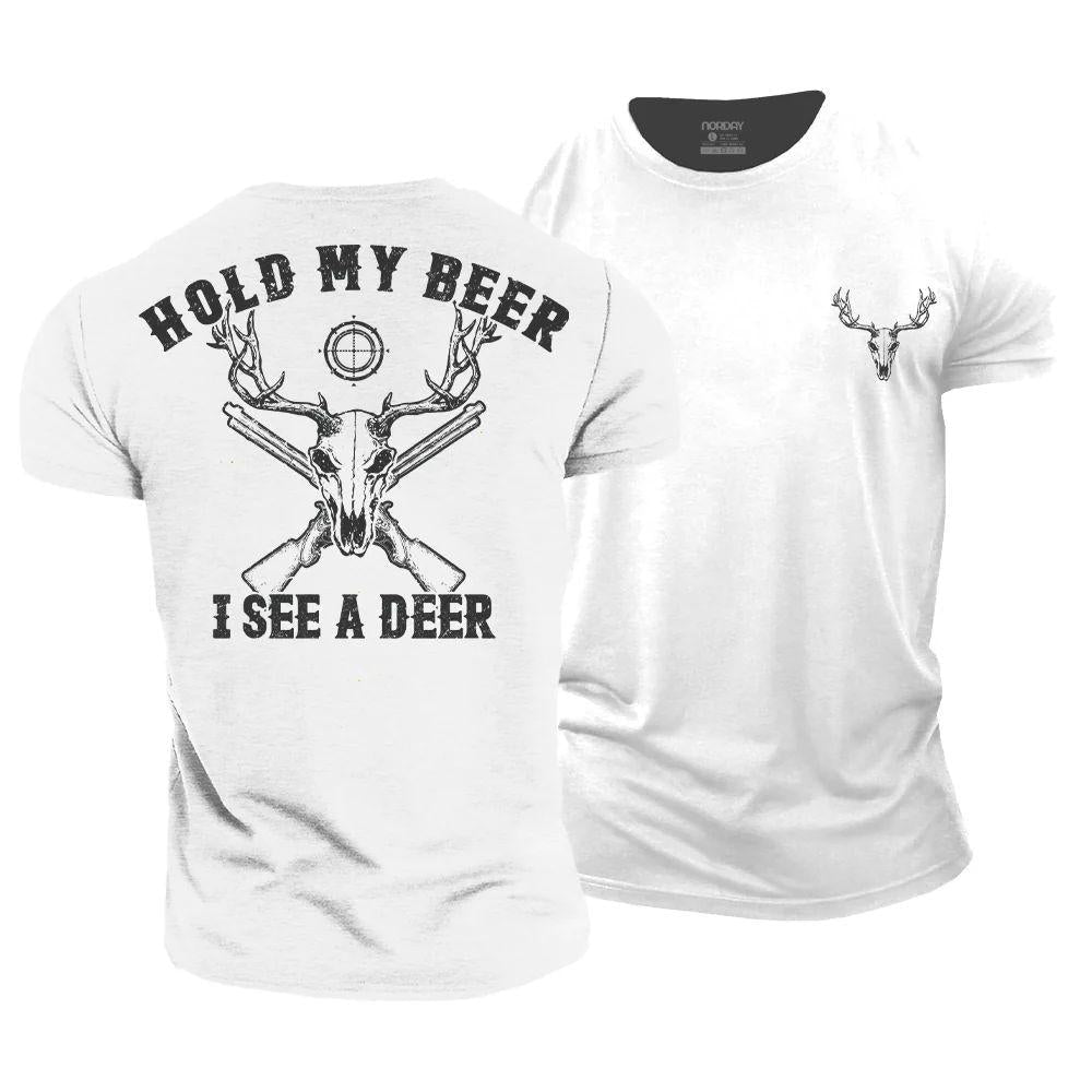 Hold My Beer I See a Deer T-Shirt - Norday SE