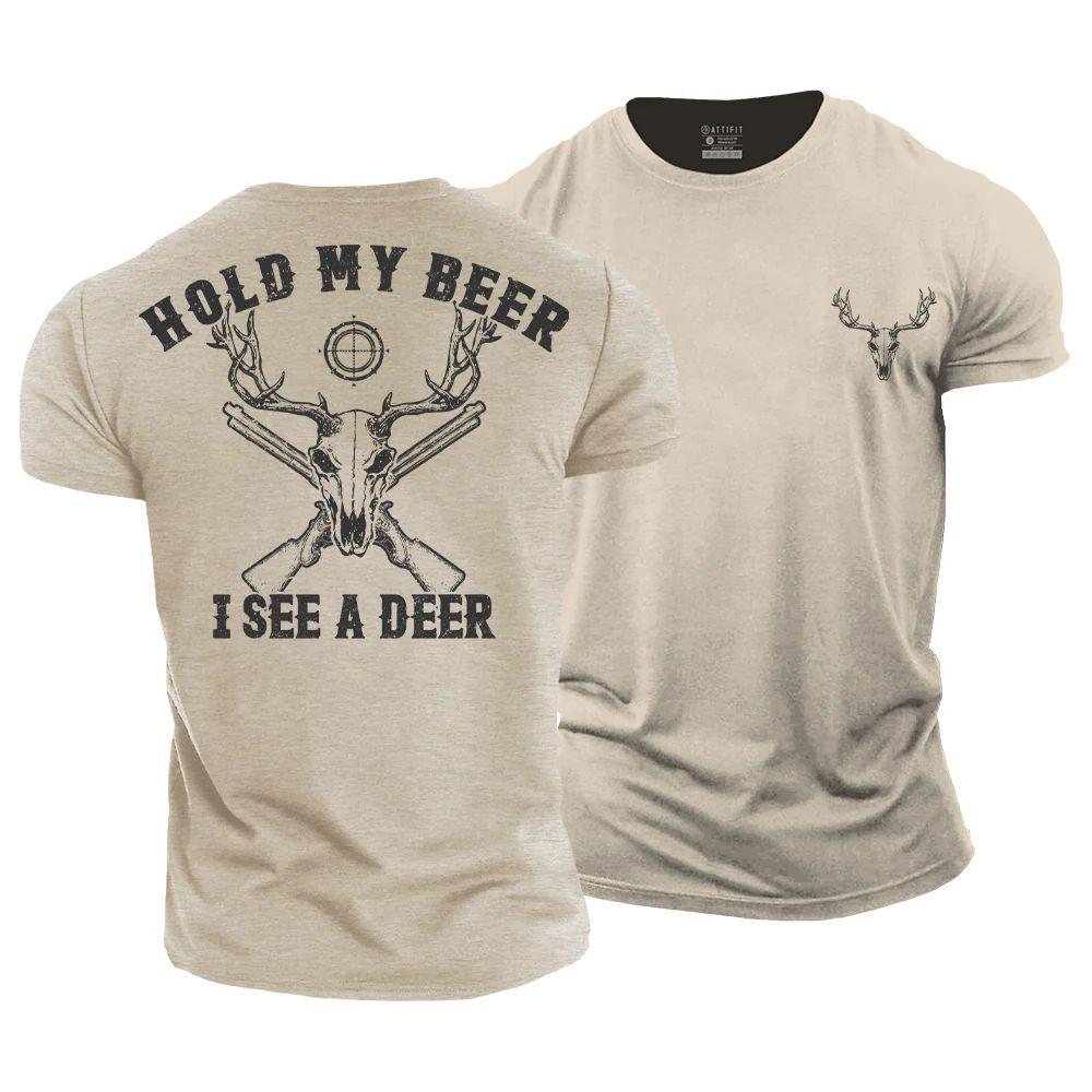 Hold My Beer I See a Deer T-Shirt - Norday SE