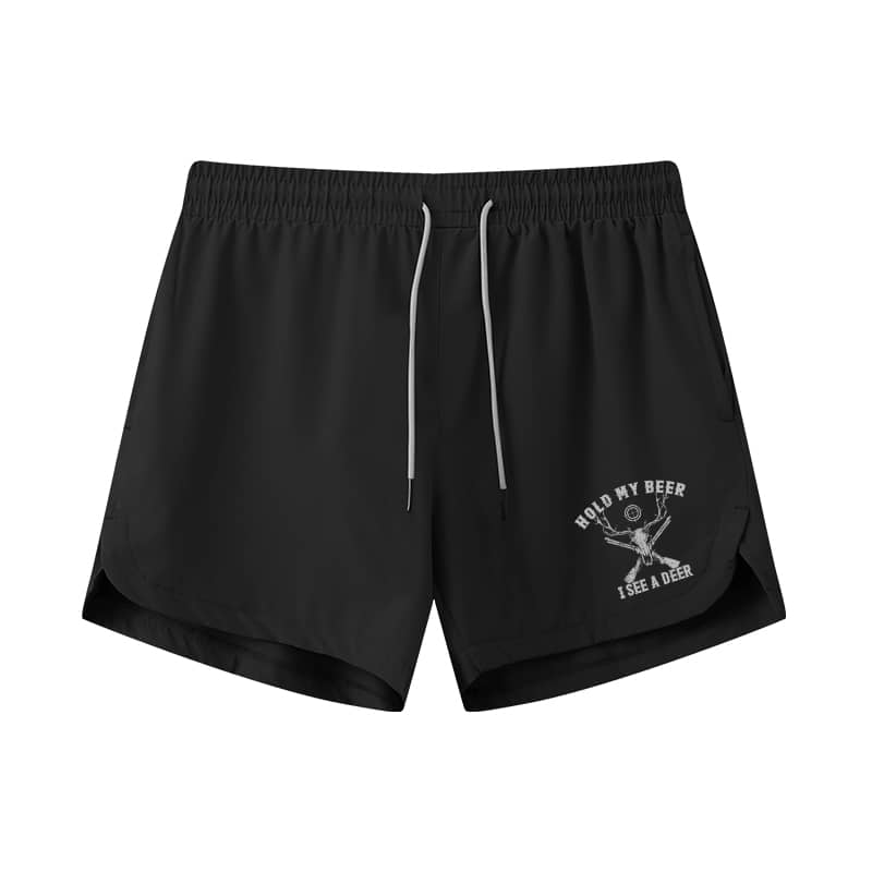 I See A Deer Athletic Quick - Dry Shorts - Norday SE