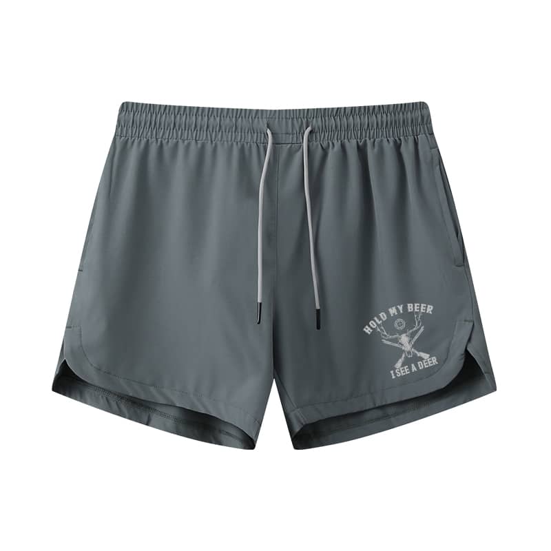 I See A Deer Athletic Quick - Dry Shorts - Norday SE