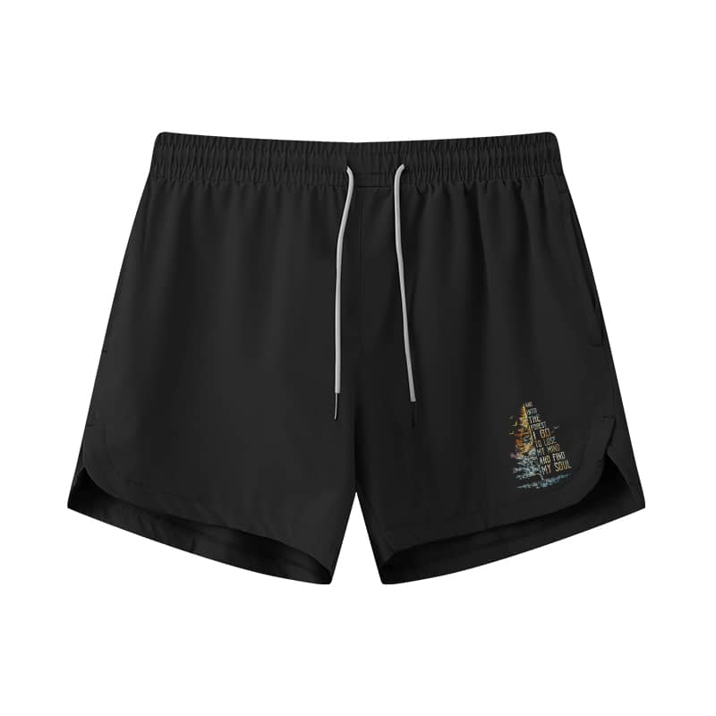 Into The Forest Find My Soul Athletic Quick - Dry Shorts - Norday SE