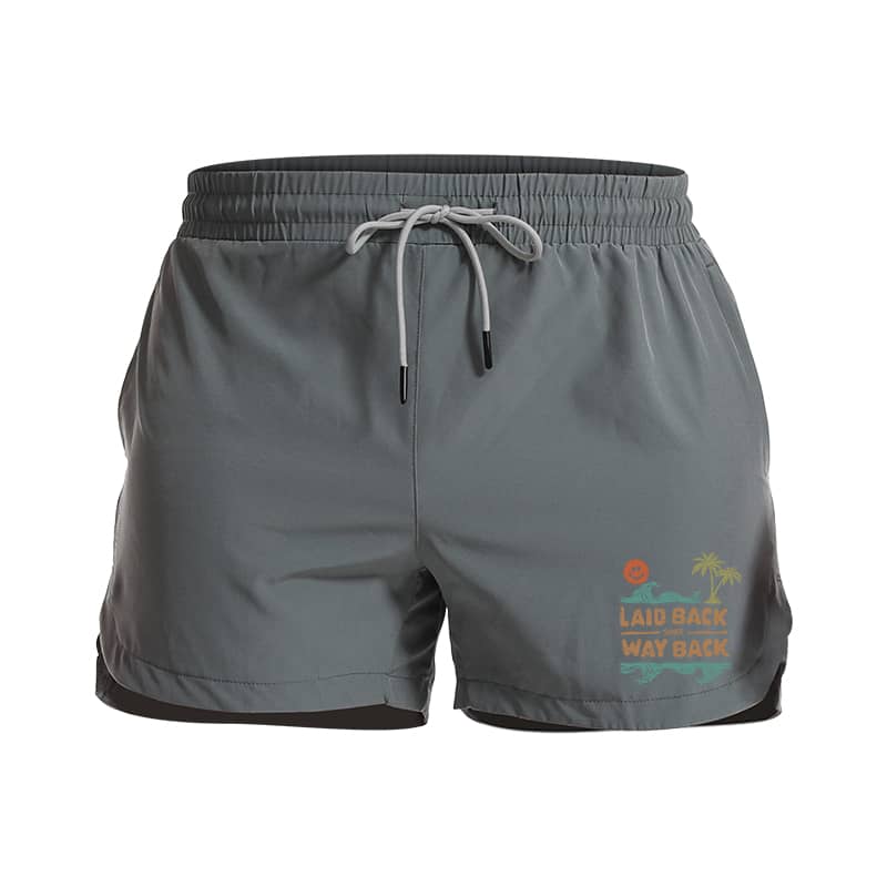Laid Back Since Way Back Athletic Quick - Dry Shorts - Norday SE