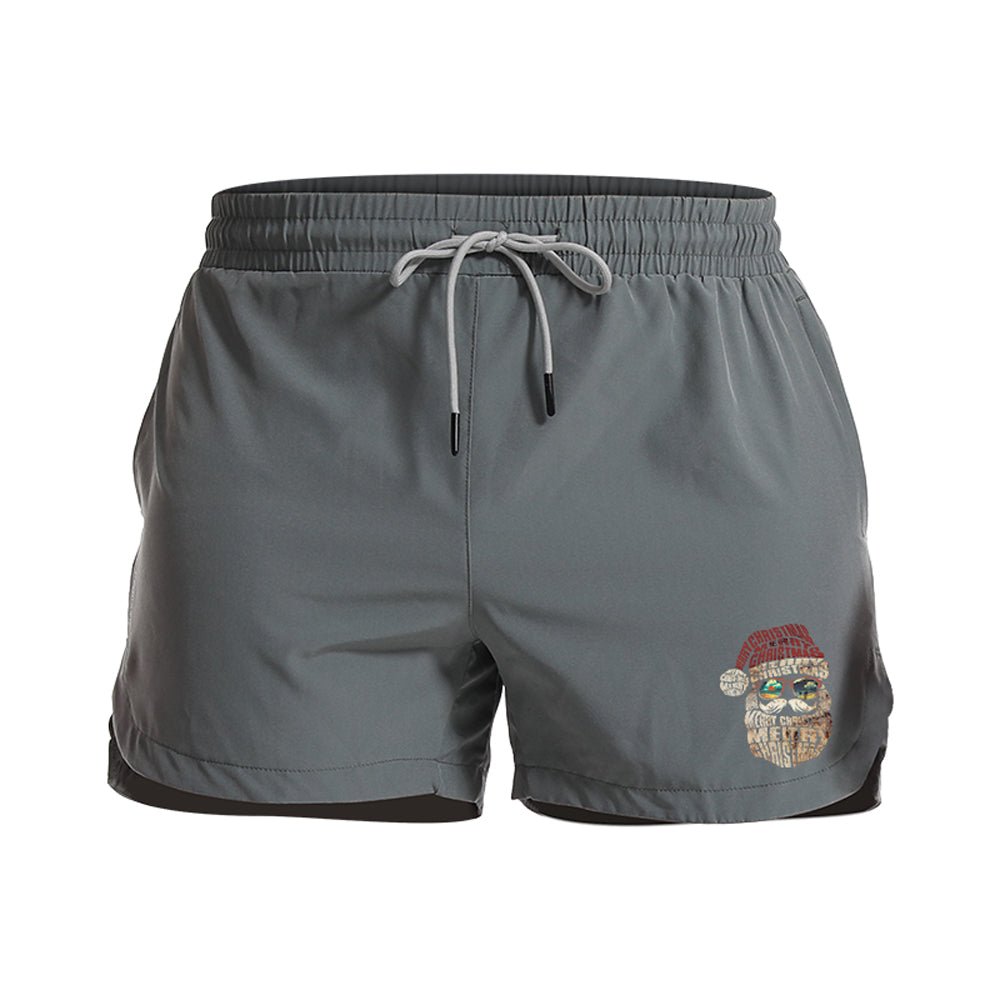 Merry Christmas Athletic Quick - Dry Shorts - Norday SE