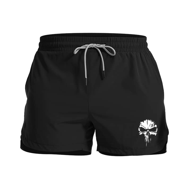 Mini Skull Athletic Quick - Dry Shorts - Norday SE