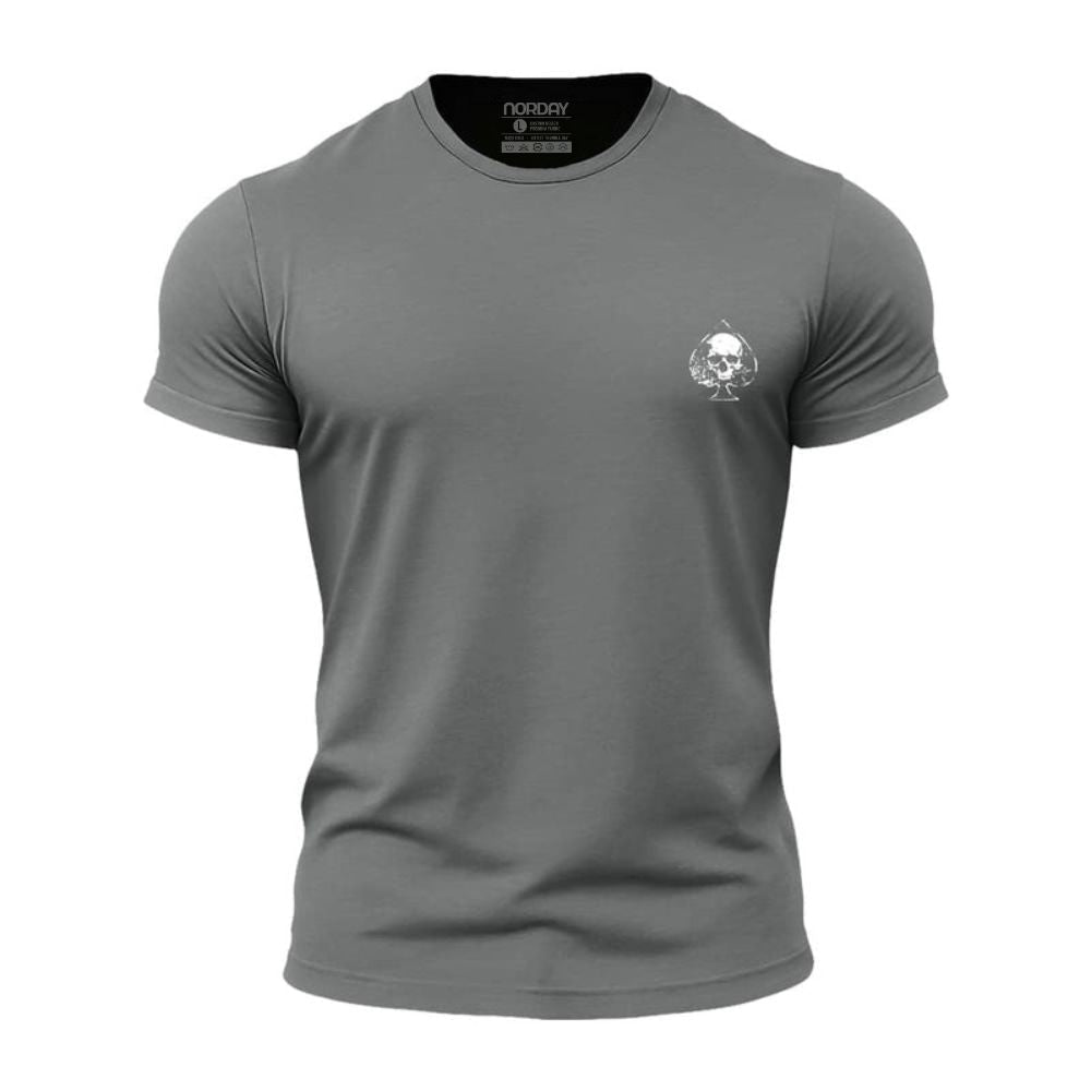Mini Spades Skull Athletic Quick - Dry T-Shirt - Norday SE