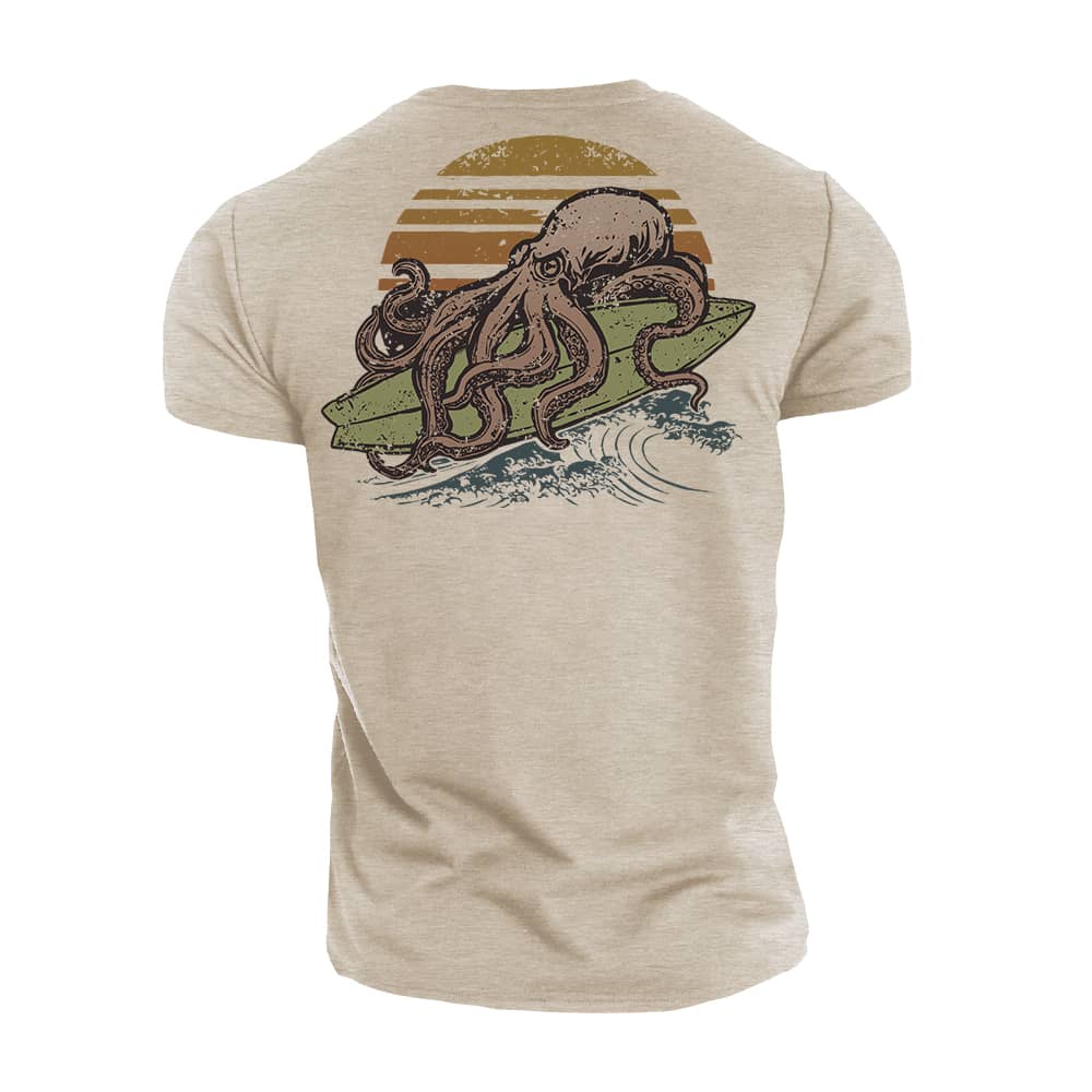Octopus Surfing T-Shirt - Norday SE