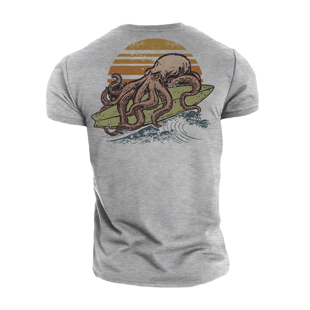 Octopus Surfing T-Shirt - Norday SE