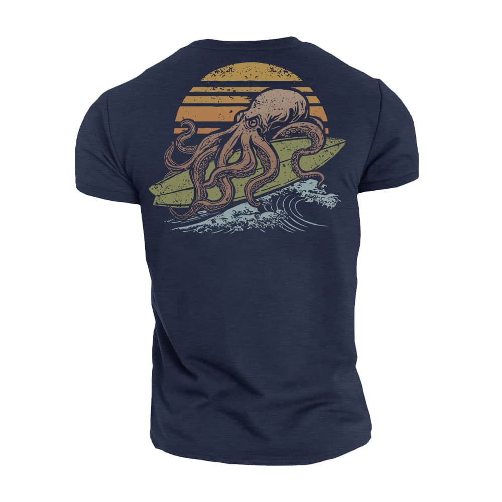 Octopus Surfing T-Shirt - Norday SE