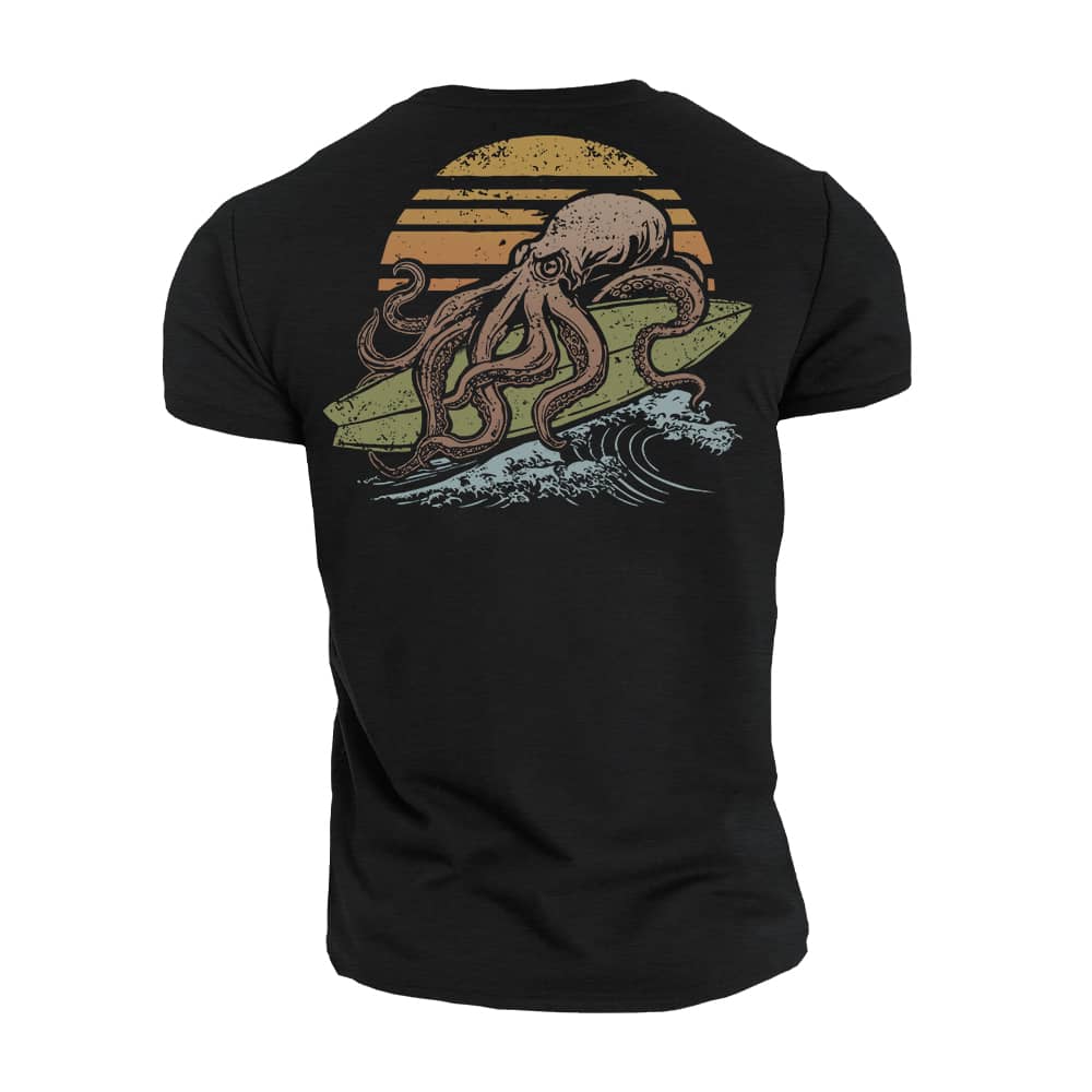 Octopus Surfing T-Shirt - Norday SE