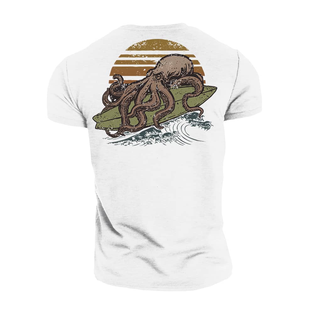 Octopus Surfing T-Shirt - Norday SE