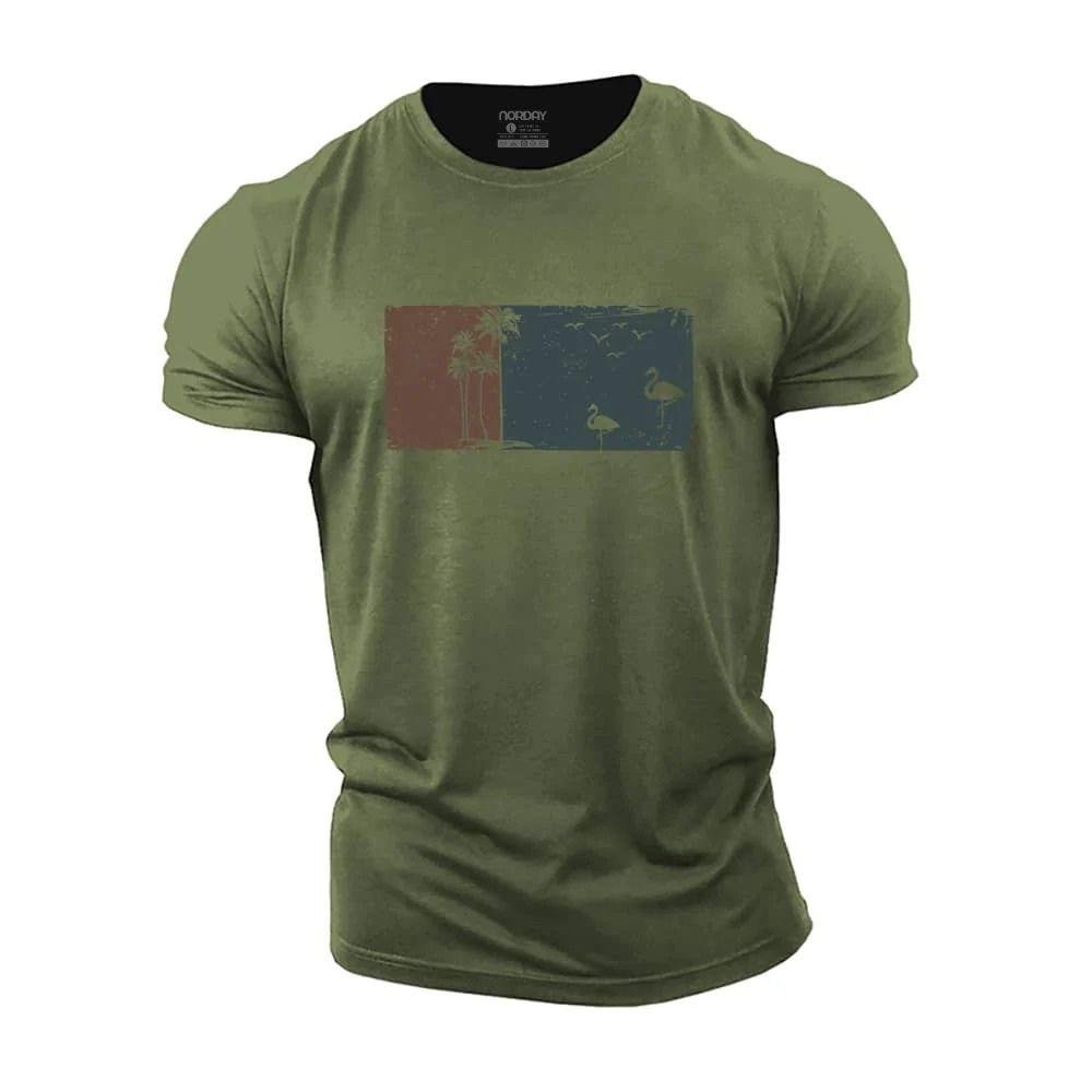 Palm Flamingo T-Shirt - Norday SE