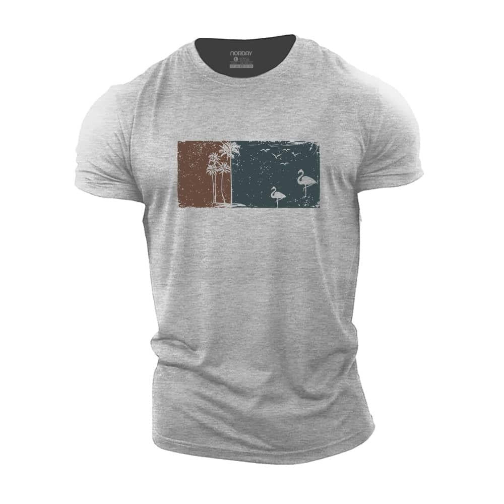 Palm Flamingo T-Shirt - Norday SE