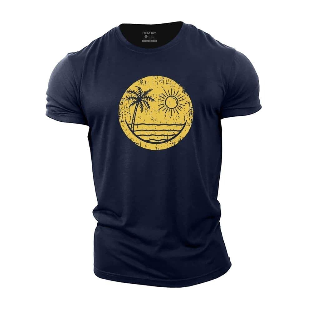 Palm Sun Smiley T-Shirt - Norday SE