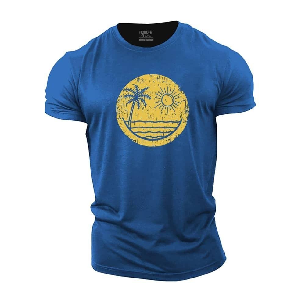 Palm Sun Smiley T-Shirt - Norday SE