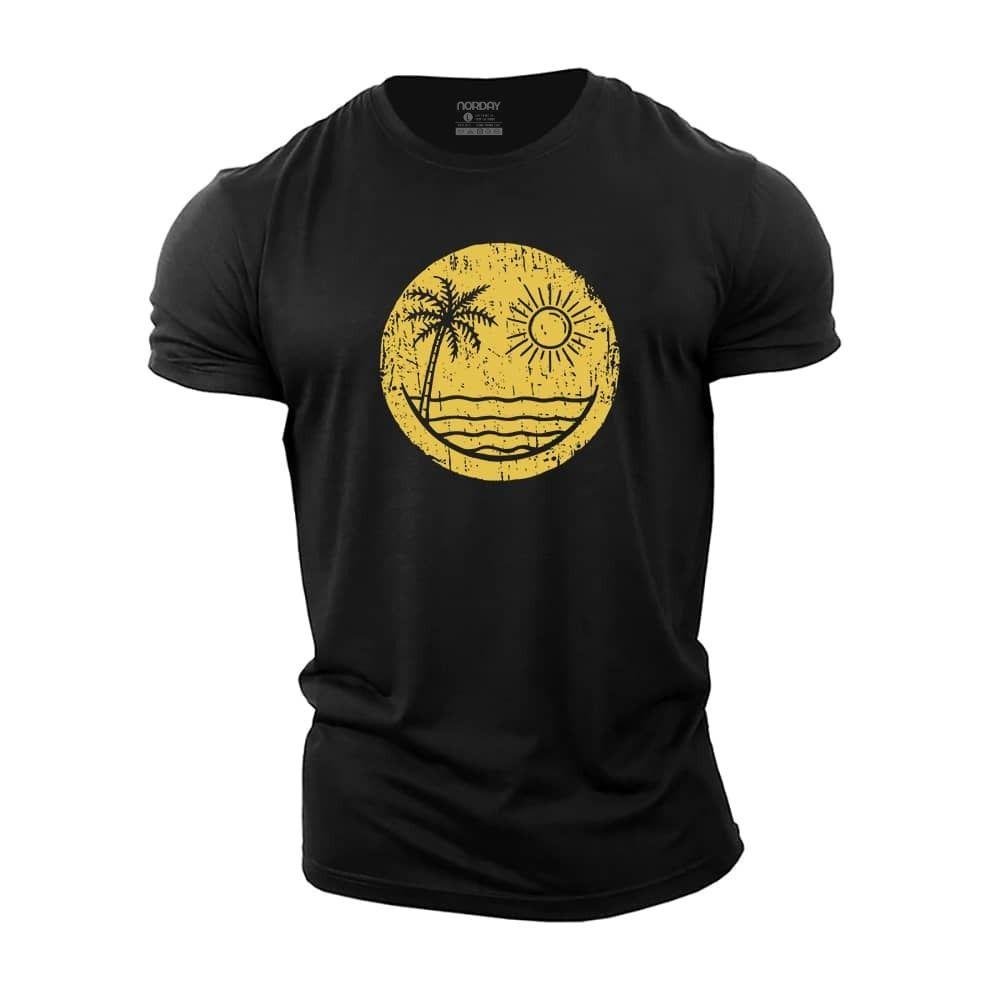 Palm Sun Smiley T-Shirt - Norday SE