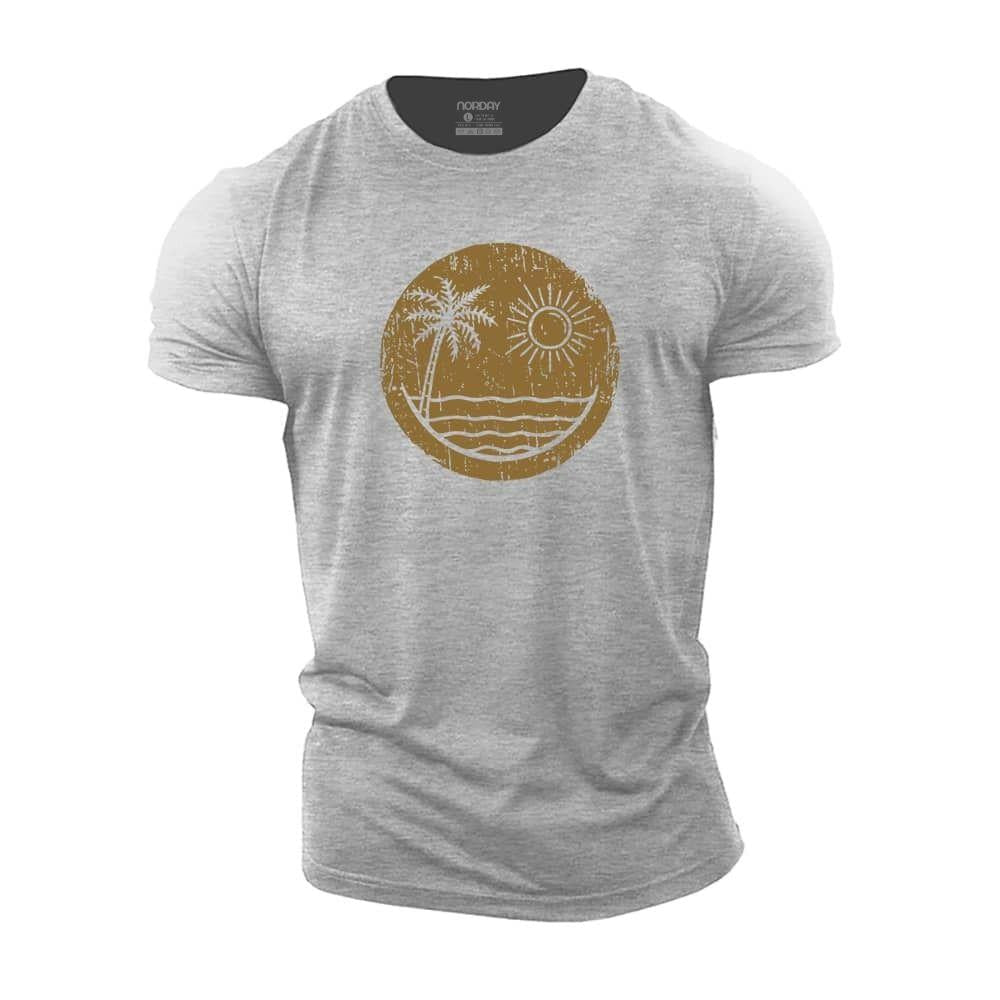 Palm Sun Smiley T-Shirt - Norday SE