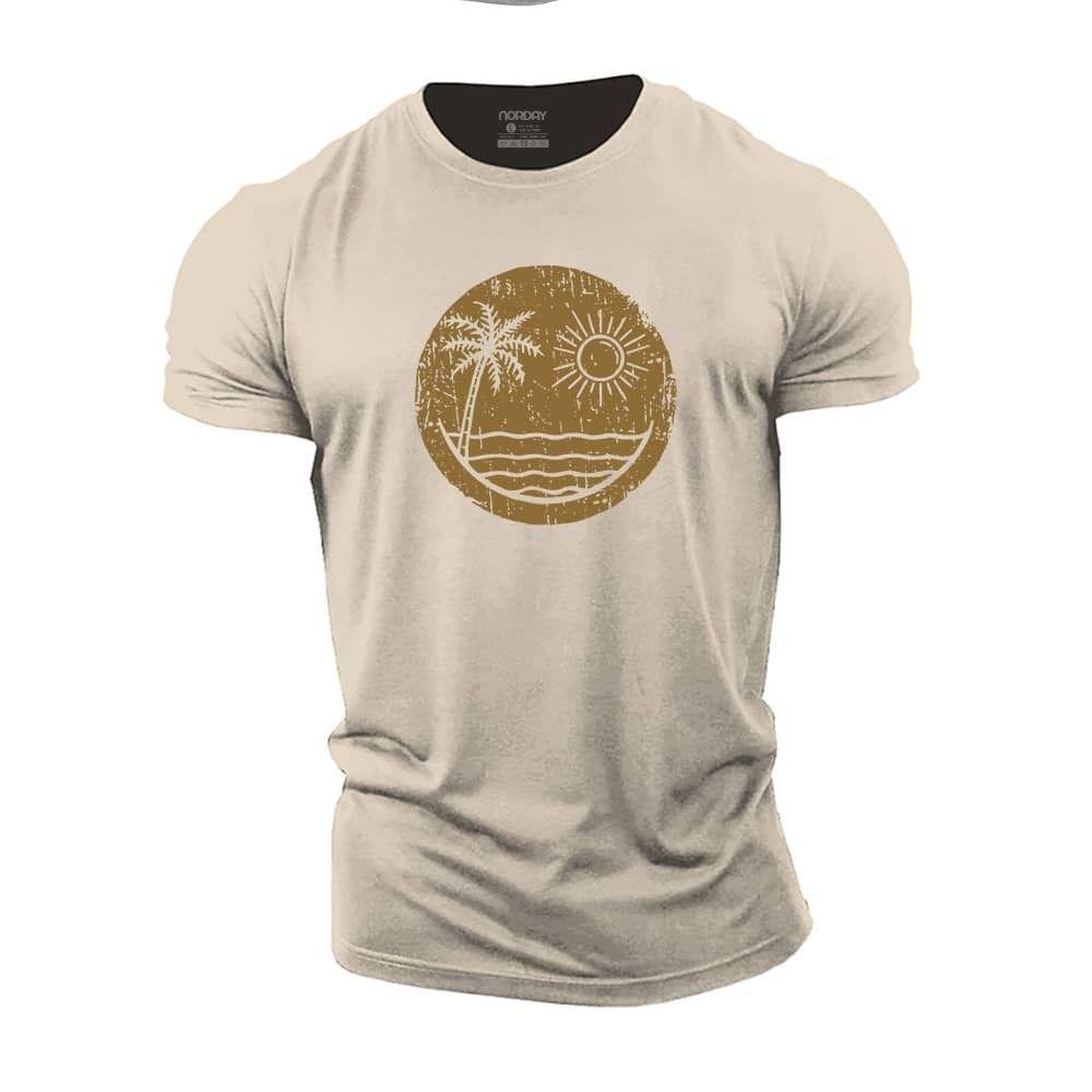 Palm Sun Smiley T-Shirt - Norday SE