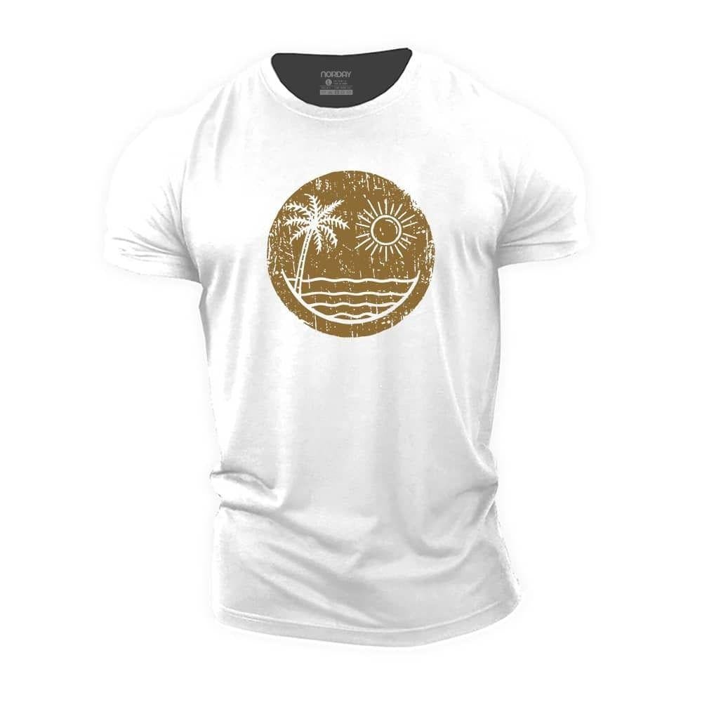 Palm Sun Smiley T-Shirt - Norday SE
