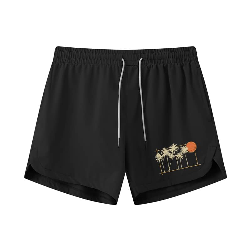 Palm Sunset Athletic Quick - Dry Shorts - Norday SE