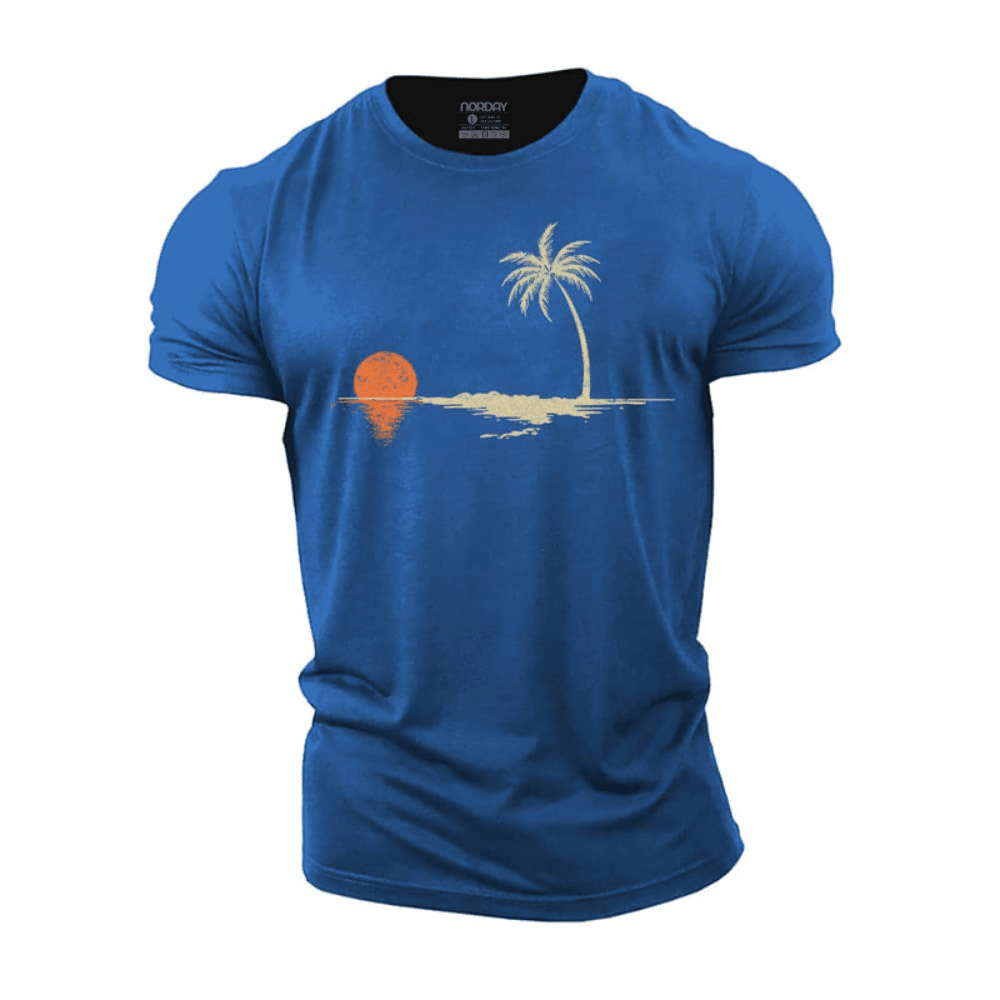 Palm Sunset Reflection T-Shirt - Norday SE