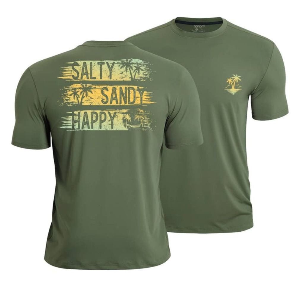 Salty Happy Athletic Quick - Dry T-Shirt - Norday SE