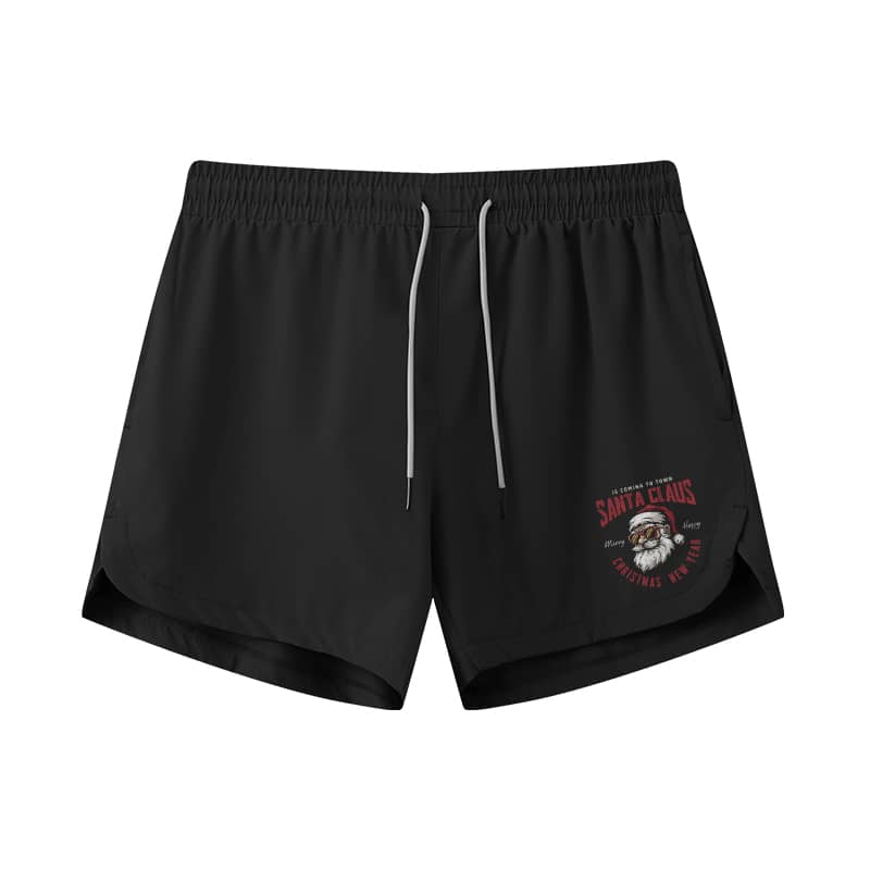 Santa Claus Is Coming Athletic Quick - Dry Shorts - Norday SE