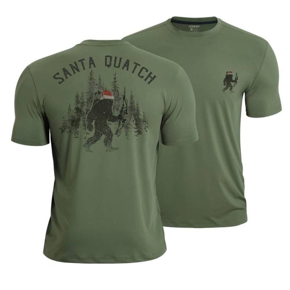Santa Quatch Athletic Quick - Dry T-Shirt - Norday SE