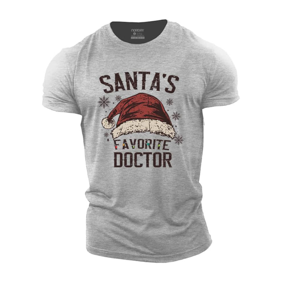 Santa's Favorite Doctor T-Shirt - Norday SE