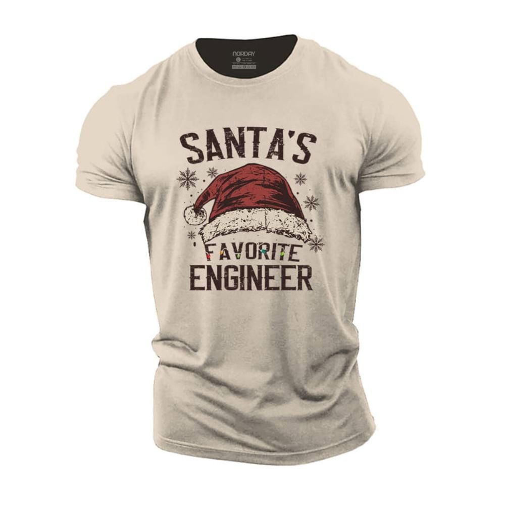Santa's Favorite Engineer T-Shirt - Norday SE