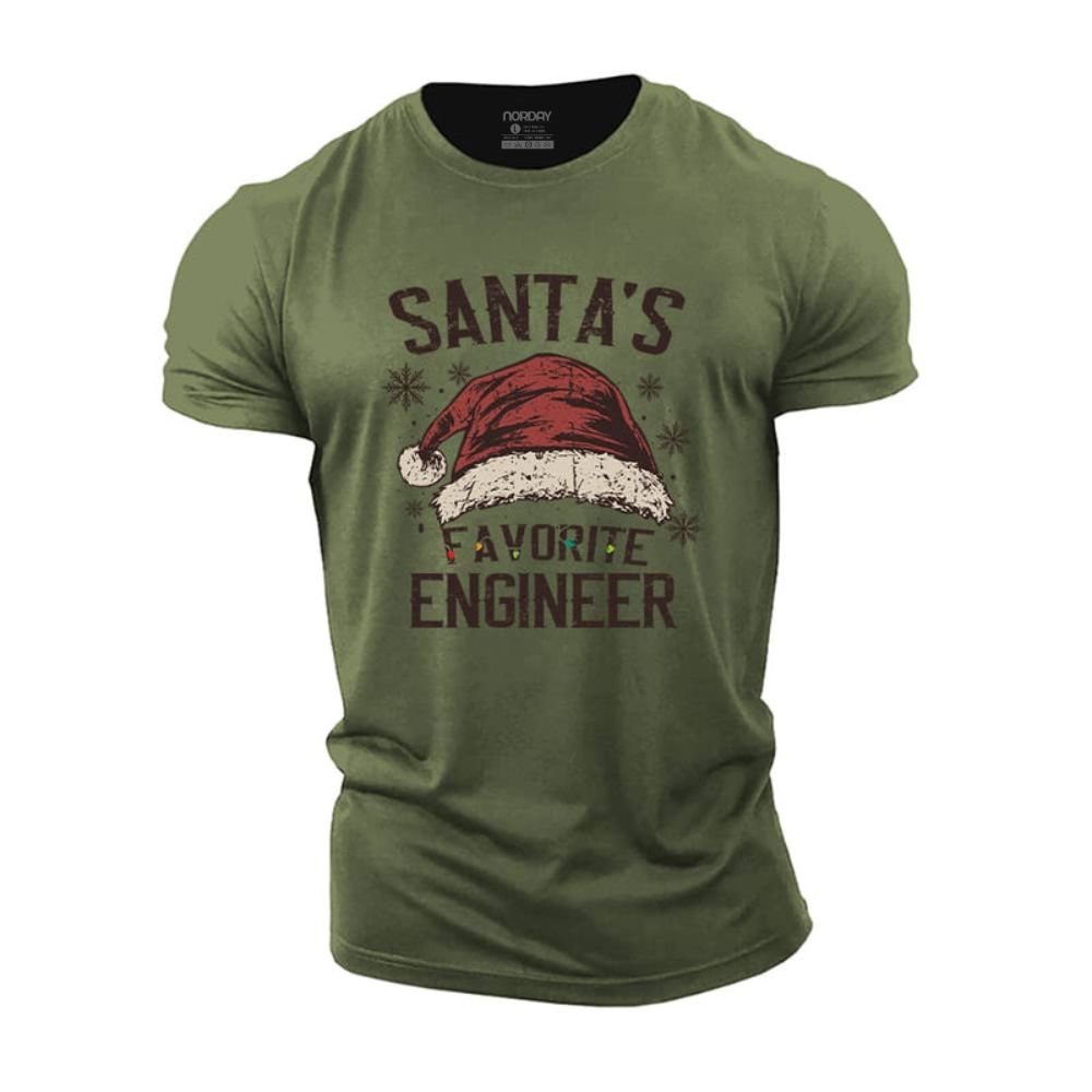 Santa's Favorite Engineer T-Shirt - Norday SE