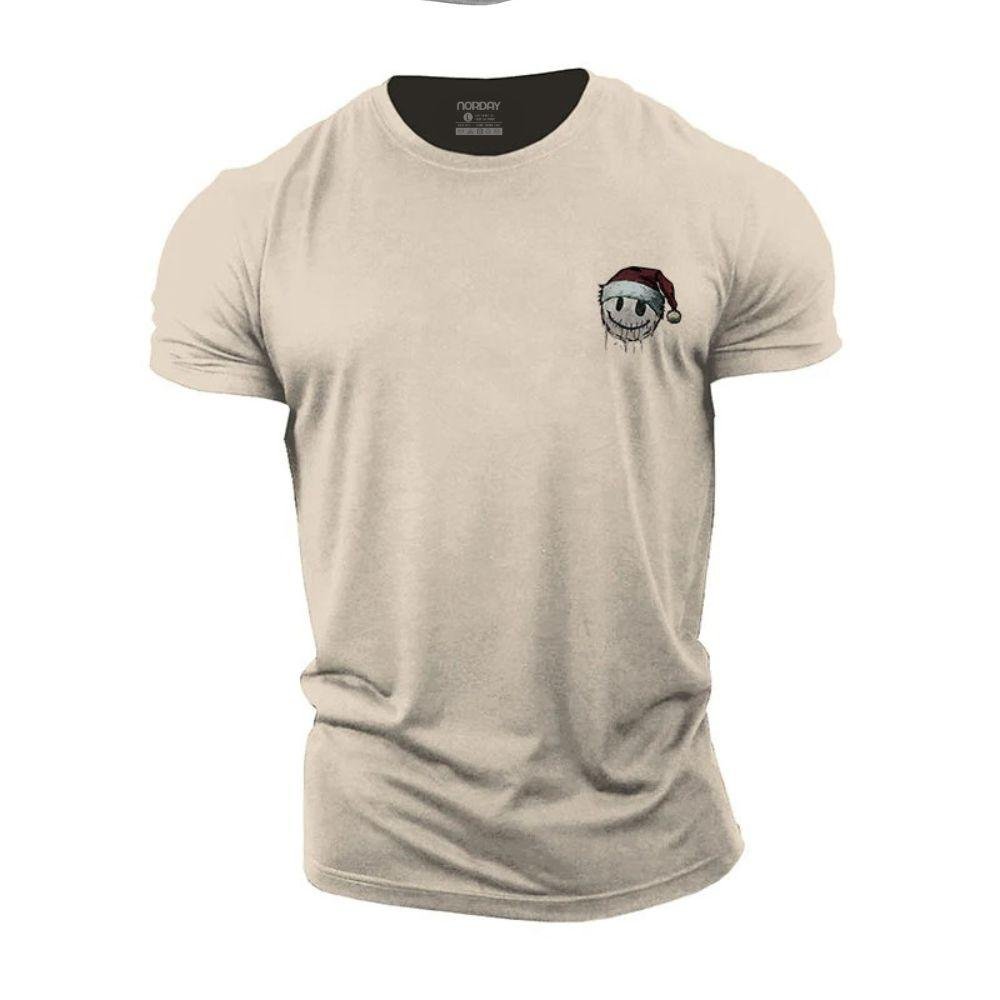 Smiley Christmas Hat T-Shirt - Norday SE
