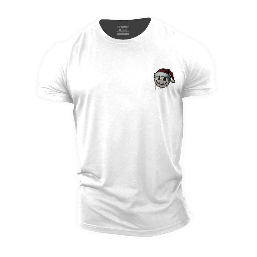 Smiley Christmas Hat T-Shirt - Norday SE