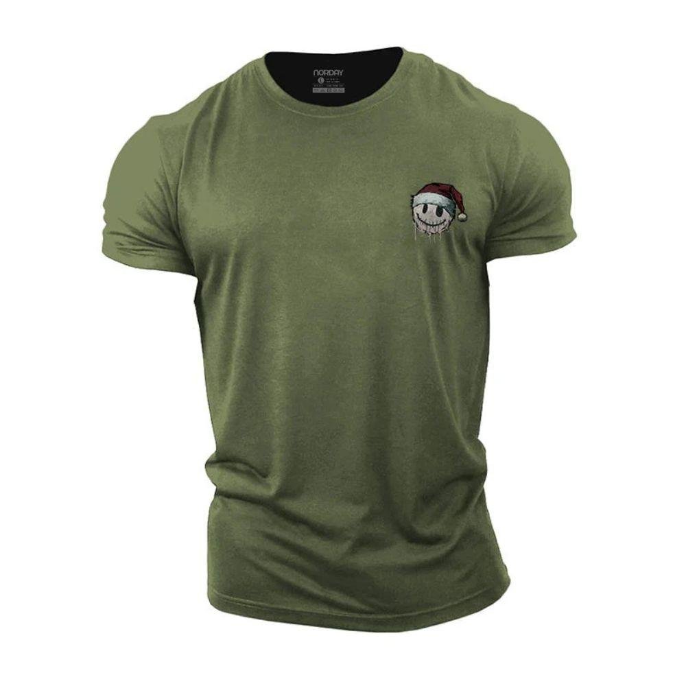 Smiley Christmas Hat T-Shirt - Norday SE