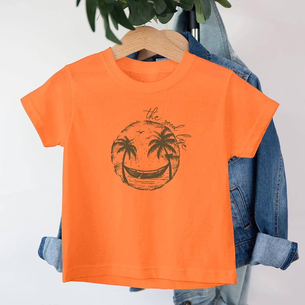 Smiley Palm Tree Barn T-Shirt - Norday SE